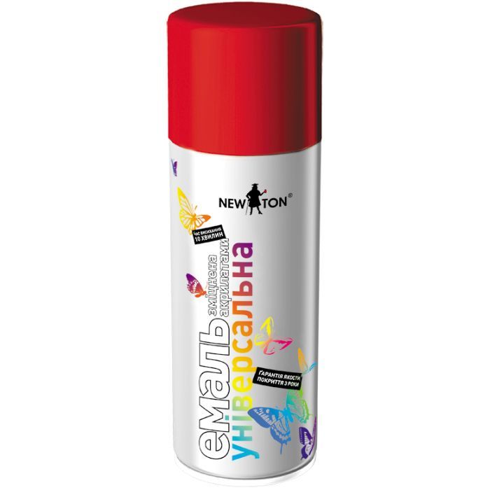 Аэрозольная краска для автомобиля New Ton універсальна 3020 червоний, аероз. 150 мл (000000211)
