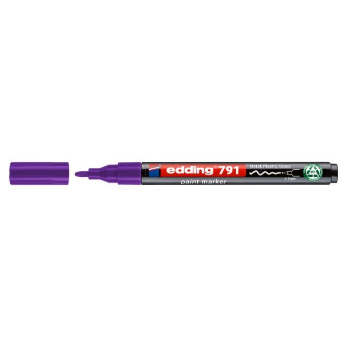 Маркер Edding Paint e-791 1-2 мм круглий фіолетовий (e-791/08n)