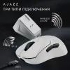 Мышка Ajazz AJ179PRO Wireless/Bluetooth/USB Charging Dock White (AJ179-PRO-W) изображение 12