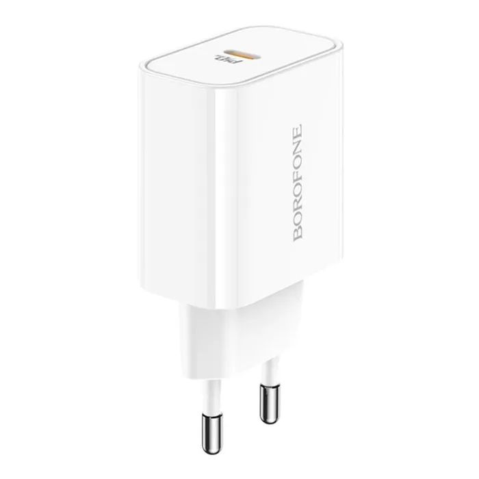 Зарядний пристрій BOROFONE BA57A USB-C PD20W white (6931474745538)