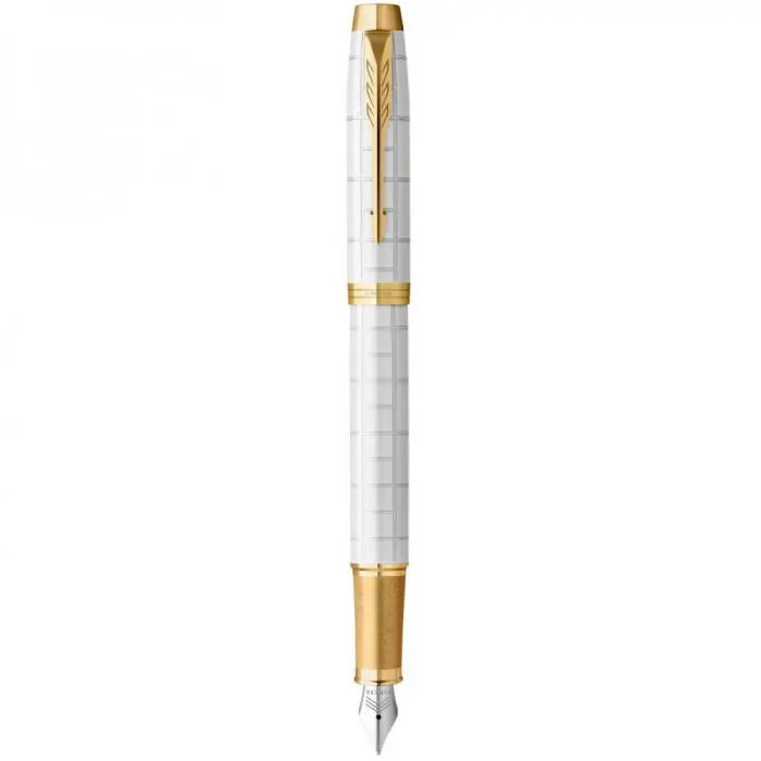 Ручка пір'яна Parker IM 17 Premium Pearl GT  FP M (24 712)