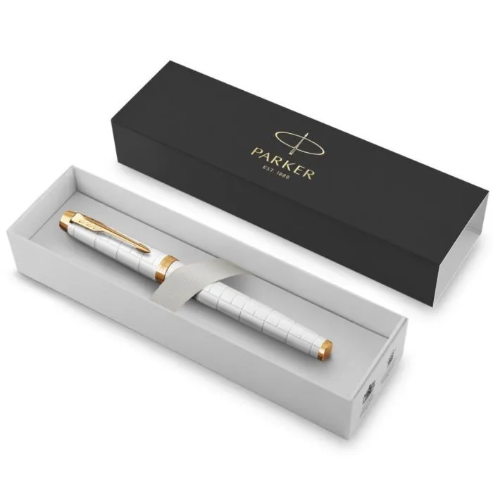 Ручка пір'яна Parker IM 17 Premium Pearl GT  FP M (24 712) зображення 4