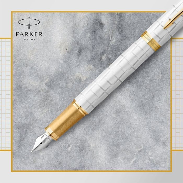 Ручка перьевая Parker IM 17 Premium Pearl GT  FP M (24 712) изображение 5