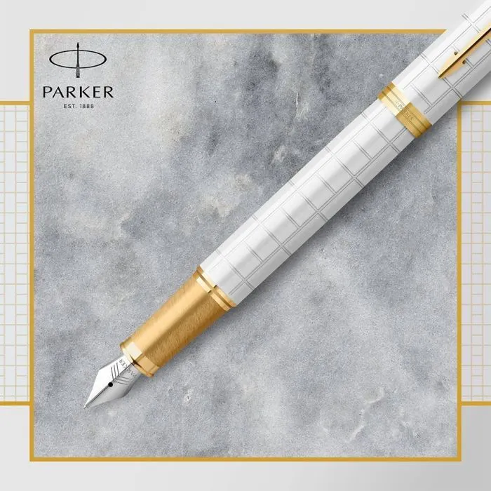 Ручка пір'яна Parker IM 17 Premium Pearl GT  FP M (24 712) зображення 5