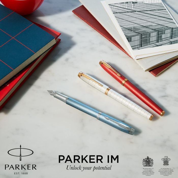 Ручка перьевая Parker IM 17 Premium Pearl GT  FP M (24 712) изображение 6