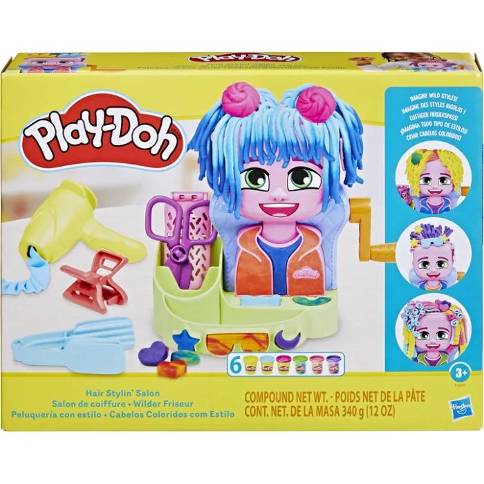 Набор для творчества Hasbro Play-Doh з пластиліном Зачіски (F8807)
