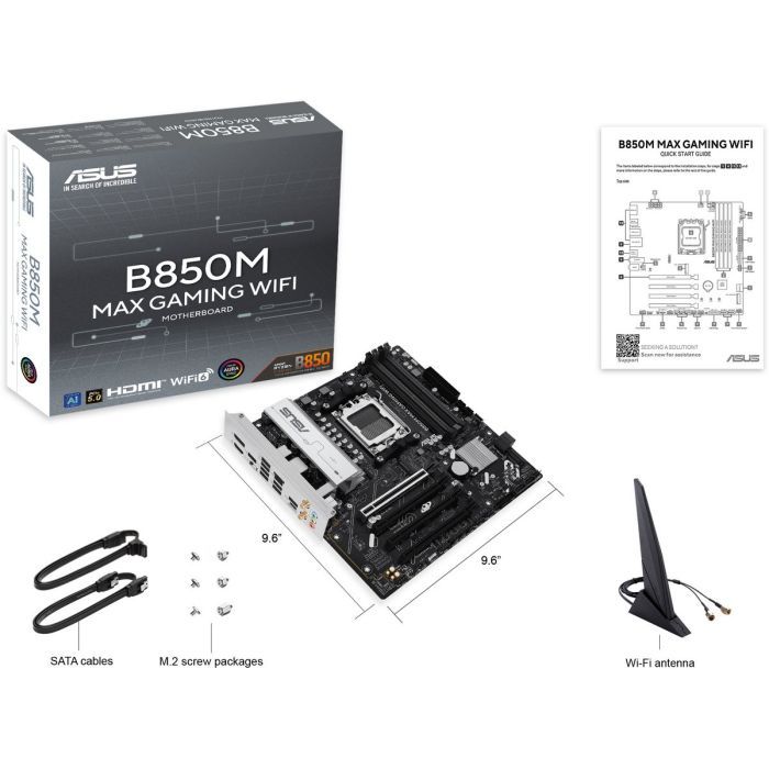 Материнська плата ASUS B850M MAX GAMING WIFI зображення 8