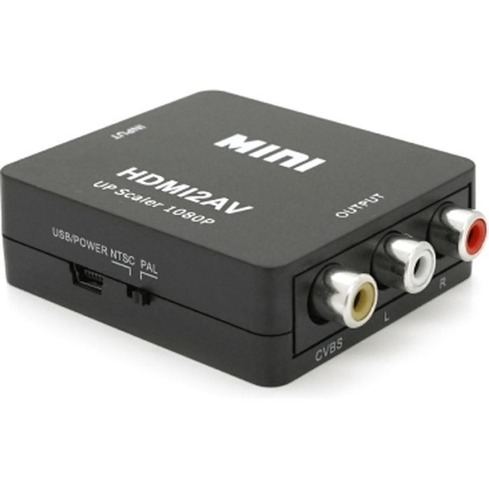 Перехідник HDMI F to 3xRCA F AV 720P/1080P black Voltronic (YT-CM-HDMI/AV-B) > ціни в Києві та Україні Перехідник HDMI F to 3xRCA F AV 720P/1080P black Voltronic (YT-CM-HDMI/AV-B)