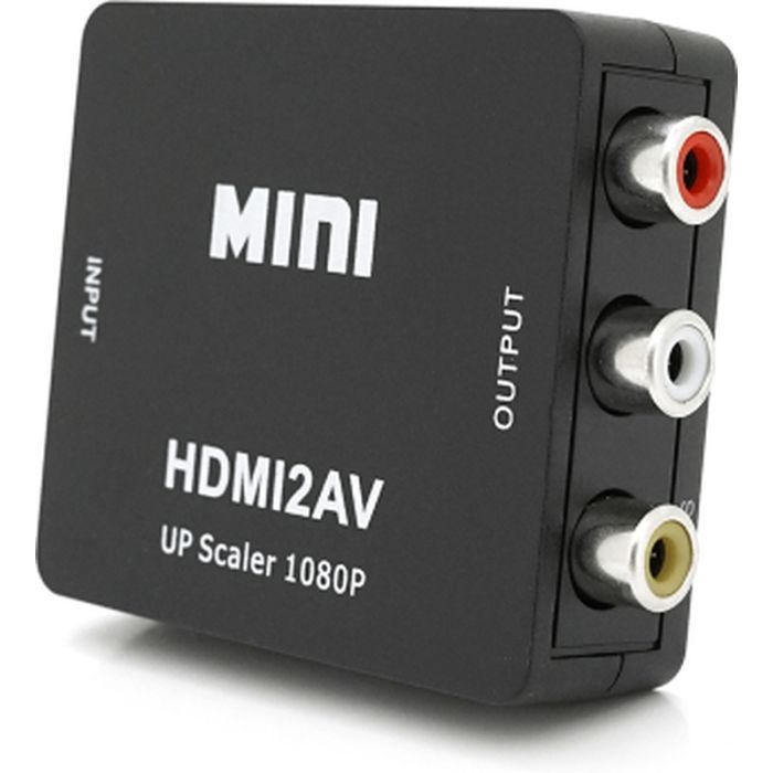 Перехідник HDMI F to 3xRCA F AV 720P/1080P black Voltronic (YT-CM-HDMI/AV-B) зображення 3 Перехідник HDMI F to 3xRCA F AV 720P/1080P black Voltronic (YT-CM-HDMI/AV-B) зображення 3