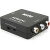Перехідник HDMI F to 3xRCA F AV 720P/1080P black Voltronic (YT-CM-HDMI/AV-B) > ціни в Києві та Україні Перехідник HDMI F to 3xRCA F AV 720P/1080P black Voltronic (YT-CM-HDMI/AV-B)