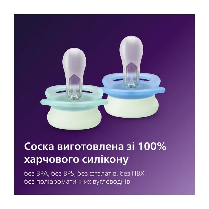 Пустушка Philips AVENT Ultra Start 0+ місяців 2 шт, бірюз (SCF075/18) зображення 8