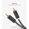Кабель мультимедійний 2xRCA M to 2xRCA M 1.0m AV104 black Ugreen (30747) зображення 10