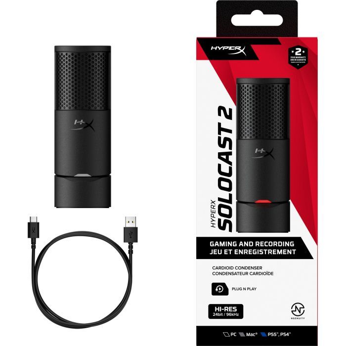 Микрофон HyperX SoloCast 2 Black (AR0A0AA) изображение 8