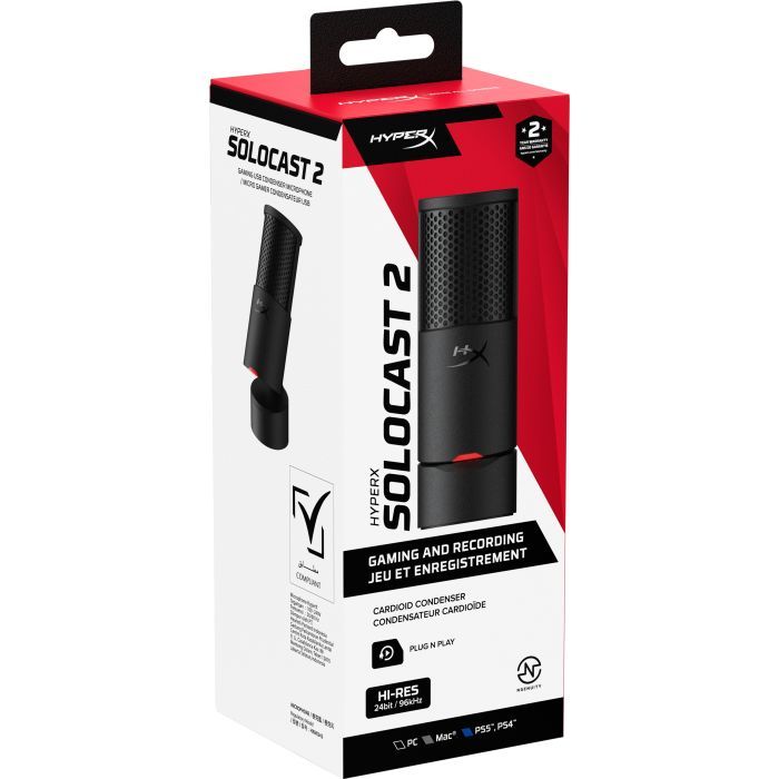 Микрофон HyperX SoloCast 2 Black (AR0A0AA) изображение 9
