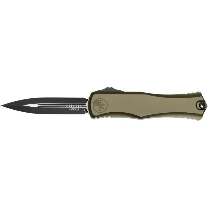 Ніж Microtech Hera II D/E Black Blade OD Green (1702-1OD) > ціни в Києві та Україні Ніж Microtech Hera II D/E Black Blade OD Green (1702-1OD)