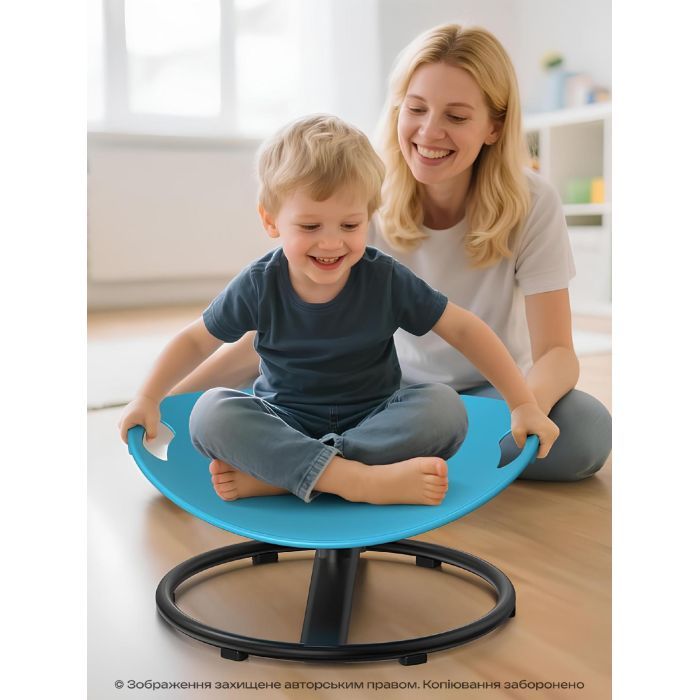 Качели детские DKWAY CK-7 (тренування рівноваги) блакитна (548901978) изображение 6