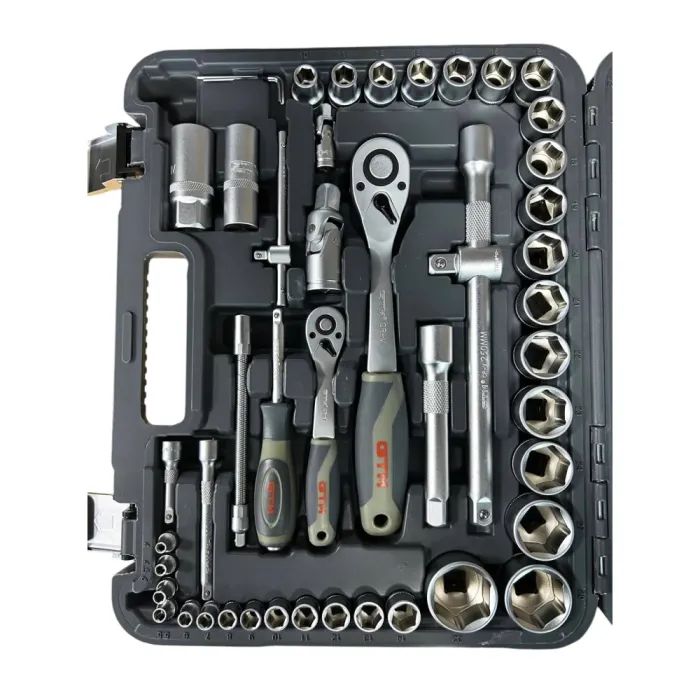 Набір інструментів GTM 94шт. 1/2-1/4" 4-32мм, кейс (GTS-094) зображення 4