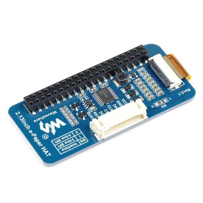 Екран для Мікро ПК Waveshare 2.13" E-Ink 250x122 for Raspberry Pi (WAV-12915) зображення 6