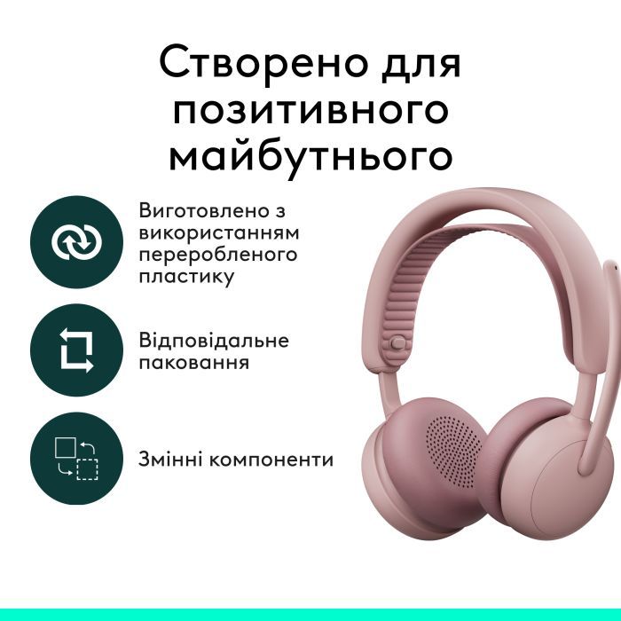 Наушники Logitech Zone Wireless 2 ES Graphite (981-001503) изображение 10