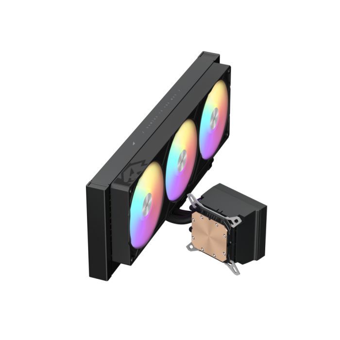 Система рідинного охолодження Gamemax GLACIER 360 LCD BK зображення 6