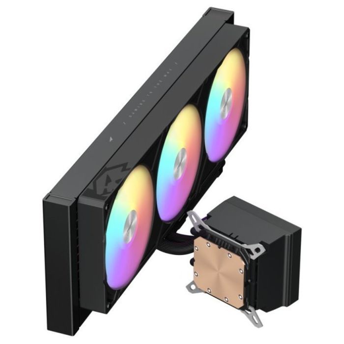 Система рідинного охолодження Gamemax GLACIER 360 LCD BK зображення 7