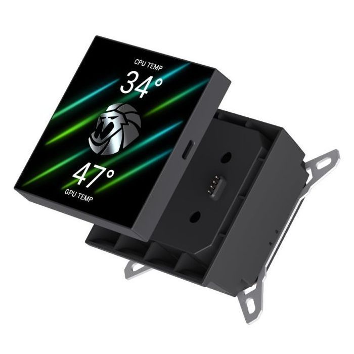 Система рідинного охолодження Gamemax GLACIER 360 LCD BK зображення 9