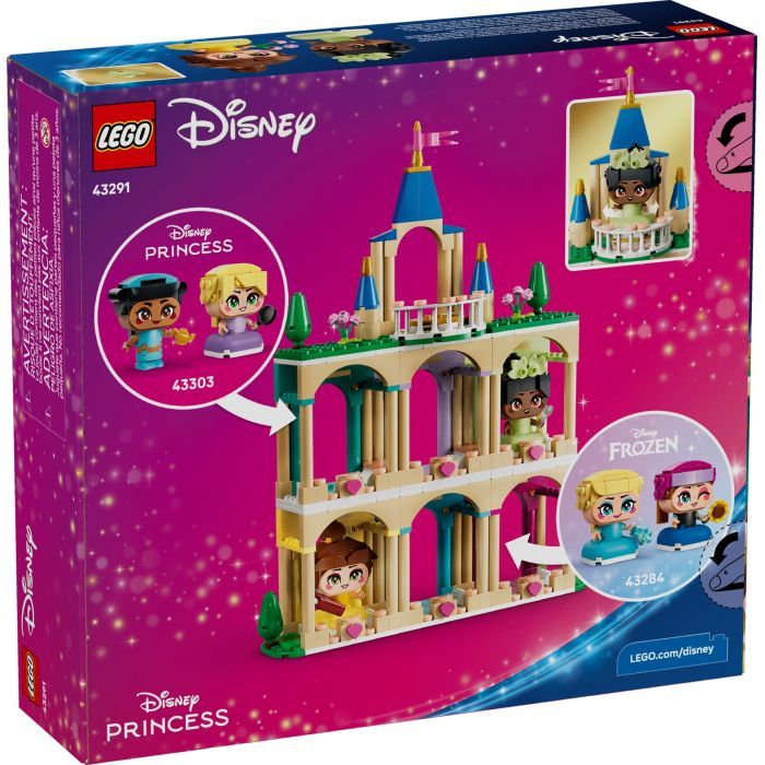 Конструктор LEGO Disney Princess Мініпринцеси Бель і Тіана з замком (43291) зображення 7