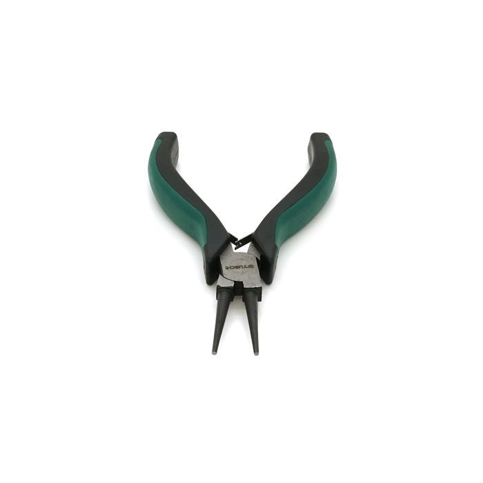 Плоскогубцы Voltronic круглогубцы, черно-зеленые ручки 125 х 28, Q100 (YT-RP125х28)
