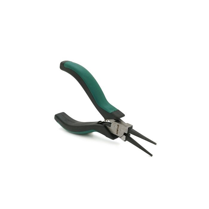 Плоскогубцы Voltronic круглогубцы, черно-зеленые ручки 125 х 28, Q100 (YT-RP125х28) изображение 3