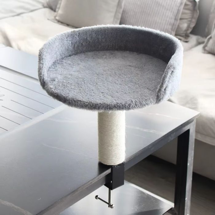 Лежак для тварин Me&Pet з кріпленням для столу сірий (NMP40)