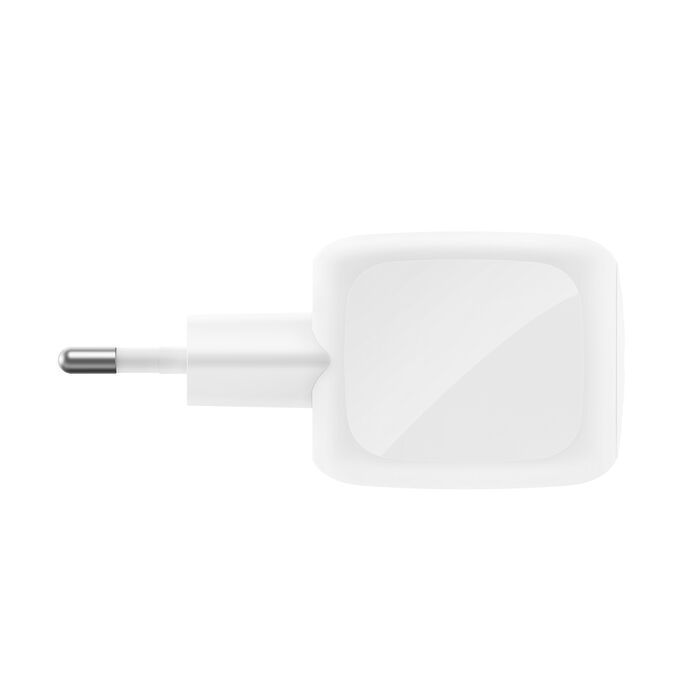 Зарядное устройство Belkin 2xUSB-C PD50W GaN PPS + cable USB-C to USB-C 1.0m white (WCH019KQ1MWH-B6) изображение 4