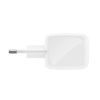 Зарядное устройство Belkin 2xUSB-C PD50W GaN PPS + cable USB-C to USB-C 1.0m white (WCH019KQ1MWH-B6) изображение 4