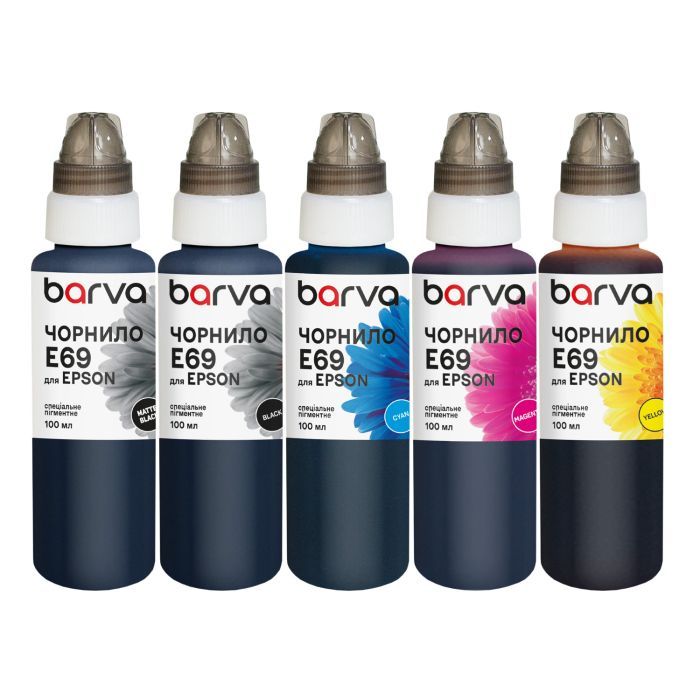 Чернила Barva Epson T69 5x100 мл, special, pigmented MB/PB/C/M/Y (E69-100-2MP)