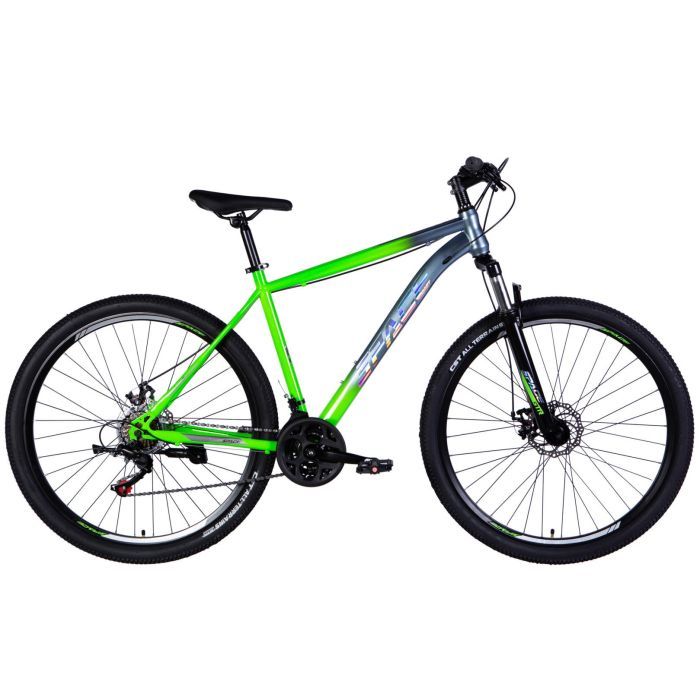 Велосипед Space 29" MARS DD FR рама-16" ST 2026 зелено-сріблястий (OPS-SP-29-152)