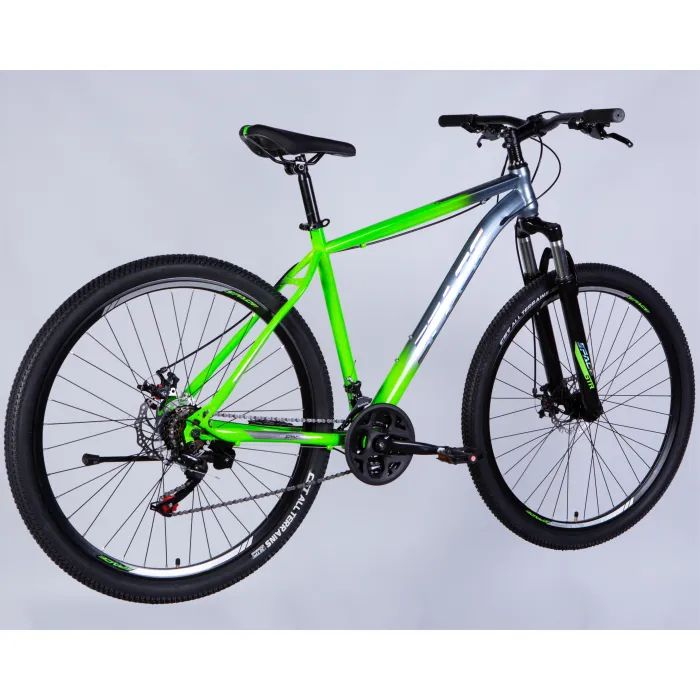 Велосипед Space 29" MARS DD FR рама-16" ST 2026 зелено-сріблястий (OPS-SP-29-152) зображення 3