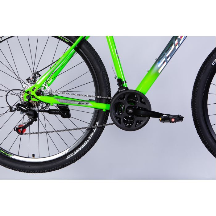 Велосипед Space 29" MARS DD FR рама-16" ST 2026 зелено-сріблястий (OPS-SP-29-152) зображення 5