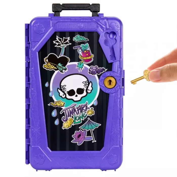 Кукла Monster High Набор-сюрприз Кошмарные каникулы Ужас-секреты Джинифайер (JDR52) изображение 8