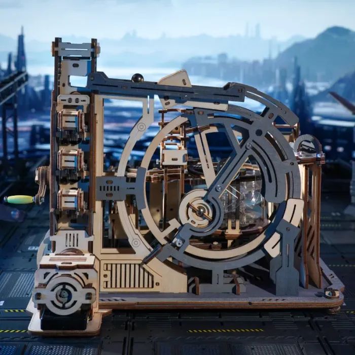 Конструктор Robotime Rokr деревянный 3D Мраморный космодром (LGC01) изображение 10