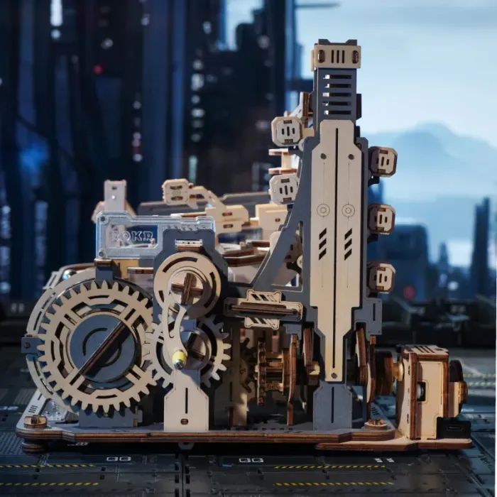 Конструктор Robotime Rokr дерев'яний 3D Мармуровий космодром (LGC01) зображення 12