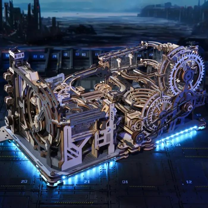 Конструктор Robotime Rokr деревянный 3D Мраморный космодром (LGC01) изображение 8