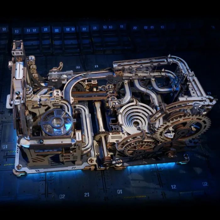 Конструктор Robotime Rokr деревянный 3D Мраморный космодром (LGC01) изображение 9