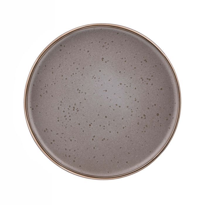 Тарелка Ardesto Fasano, 26см, кераміка, сіро-коричневий (AR0426GB) изображение 4