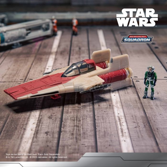 Фігурка Star Wars Small Vehicle Транспорт та фігурка A-Wing 7.5см (SWJ0079) зображення 10