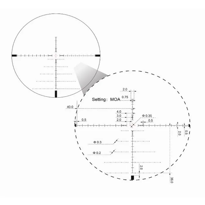 Оптический прицел Vector Optics Sentinel 4-16x44 (30 мм) FFP illum. VSE-3 MOA (SCFF-56) изображение 11