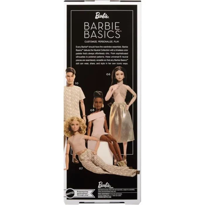 Кукла Barbie Signature Basics 8 Изящная (JJX27) изображение 10