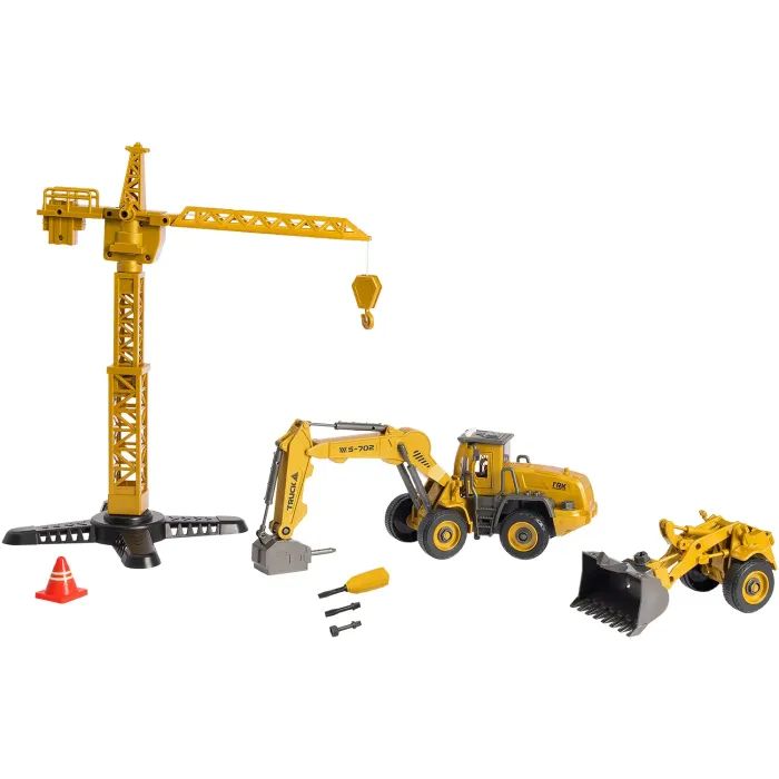 Конструктор Otamanko АВТОКОНСТРУКТОР Бульдозер/Строительный гидромолоток 2 в 1 (YW9101A)