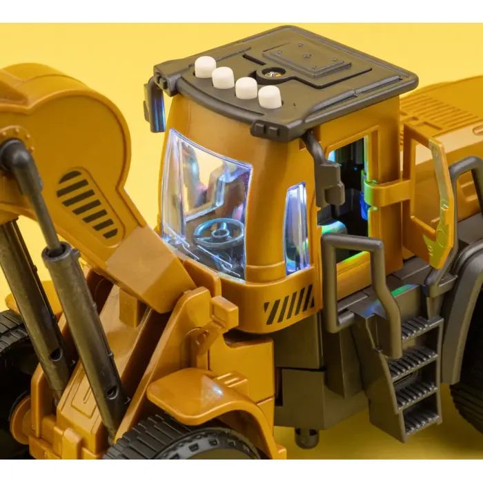 Конструктор Otamanko АВТОКОНСТРУКТОР Бульдозер/Строительный гидромолоток 2 в 1 (YW9101A) изображение 6