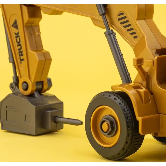 Конструктор Otamanko АВТОКОНСТРУКТОР Бульдозер/Строительный гидромолоток 2 в 1 (YW9101A) изображение 8