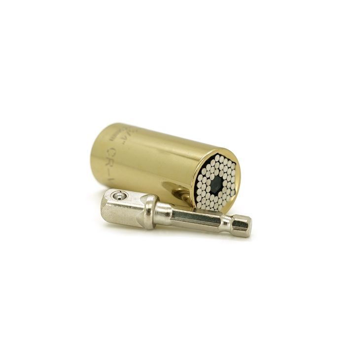 Торцевая головка Voltronic универсальная для шуруповерта 7-19 mm (25*52) 3/4 Yellow (YT-UnScTYL) изображение 2