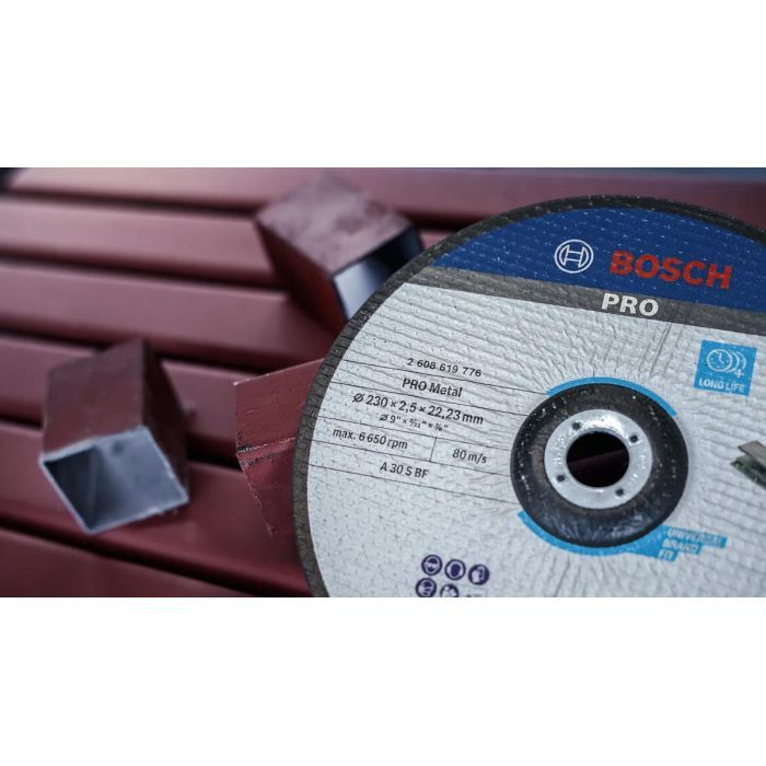 Круг відрізний Bosch Professional, для металу, 180×3×22.23 mm (2.608.603.167) зображення 5
